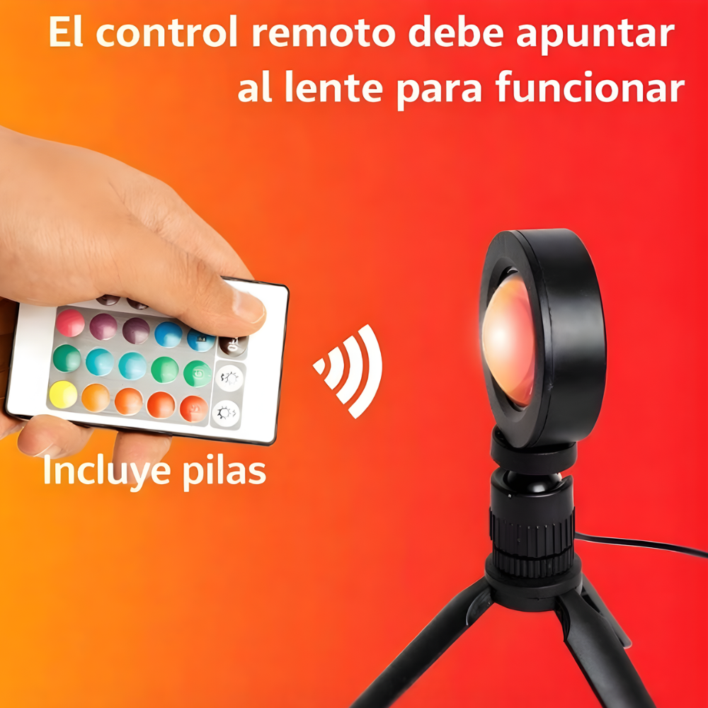 Lampara de Puesta de Sol 16 Luces