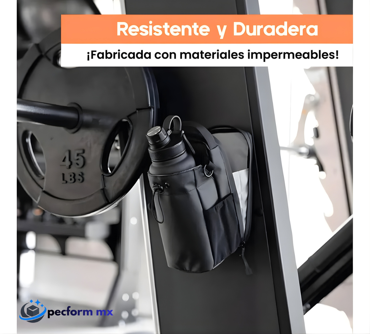 ⚡ Bolsa Deportiva para Gym con Portabotella y Sistema Magnético