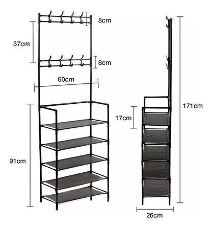 Zapatero  Perchero de  Acero