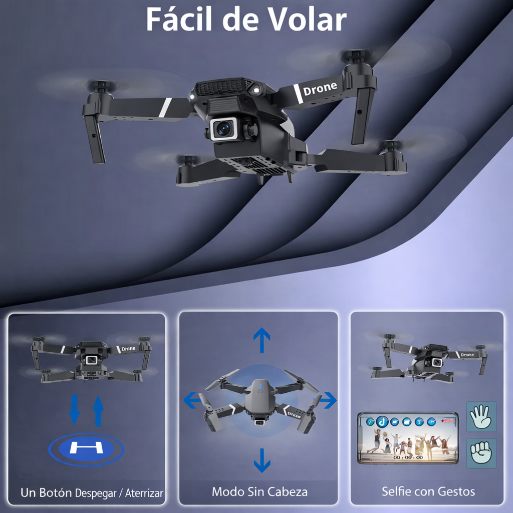 Dron Doble Cámara 4K Ultra Pro Max Drone