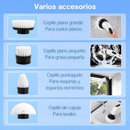 Cepillo De Limpieza Electrico 9 en 1