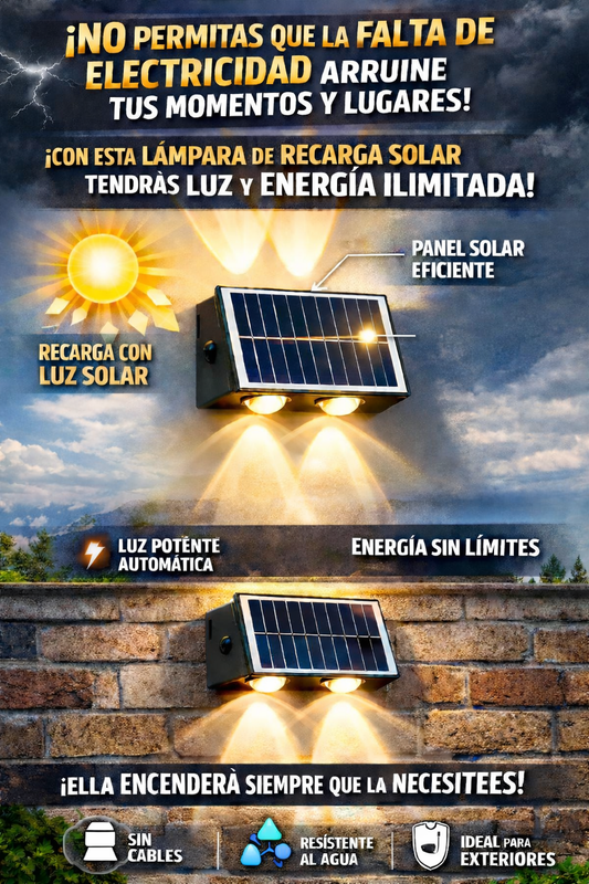 LAMPARA DE RECARGA SOLAR