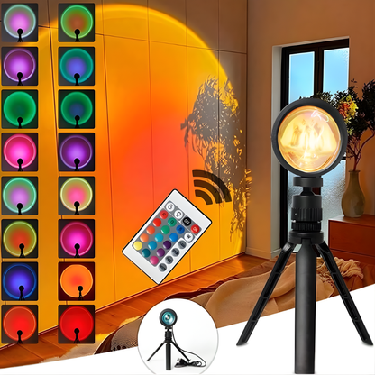 Lampara de Puesta de Sol 16 Luces