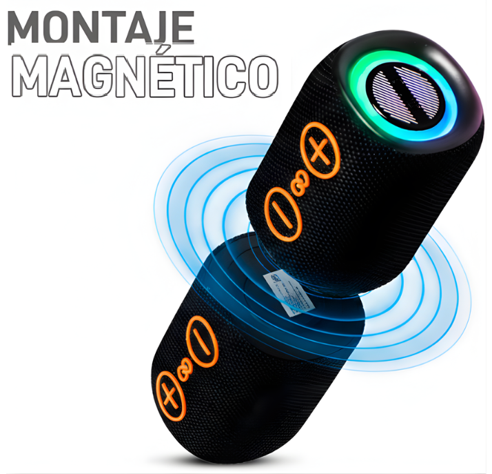 Bocina Bluetooth 2 en 1 Magnetica