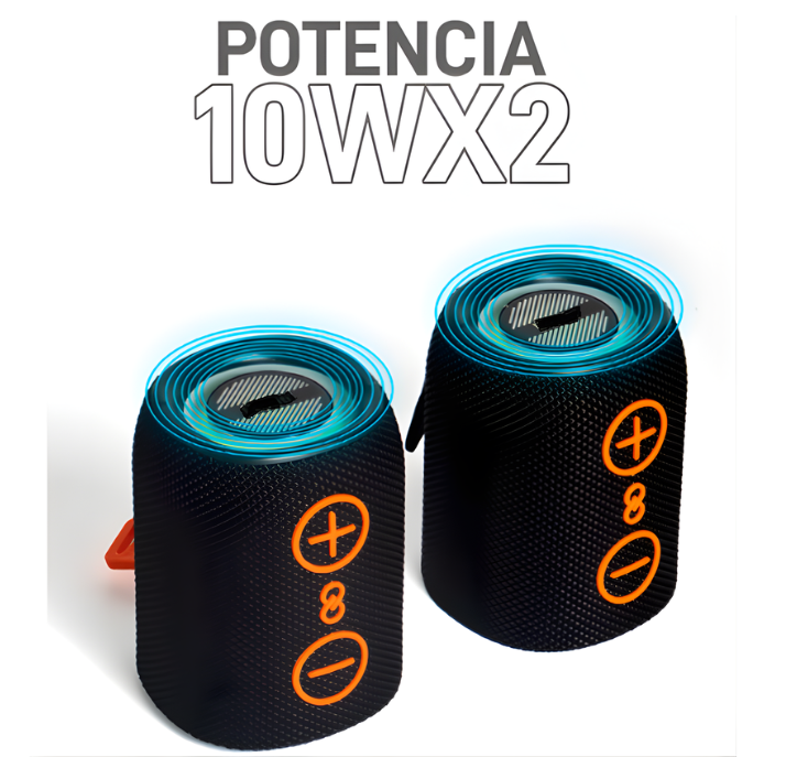 Bocina Bluetooth 2 en 1 Magnetica