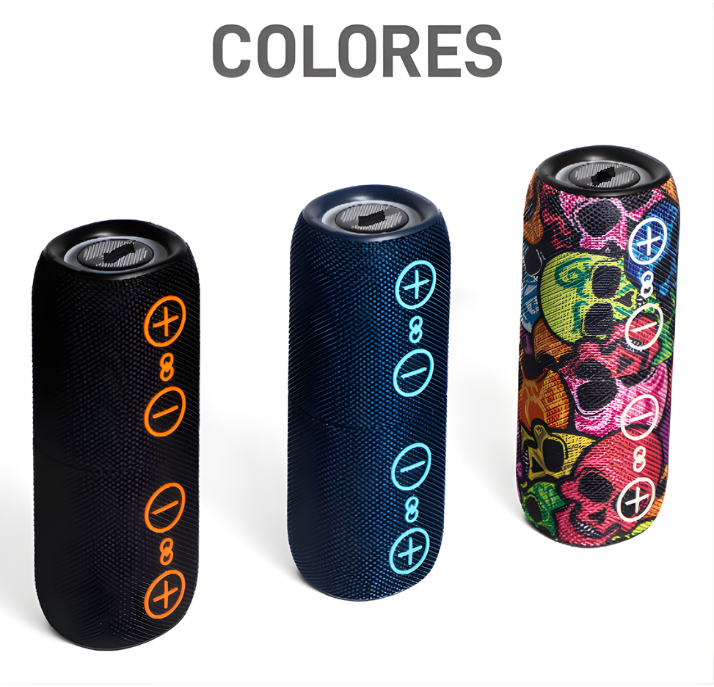 Bocina Bluetooth 2 en 1 Magnetica